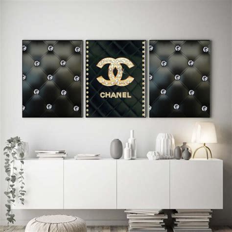 wall art coco chanel|Chanel inspired wall art.